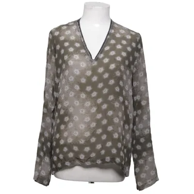 Blouse (Groen, Wit) van Non Sense Viscose