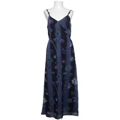Maxi dress (Blue, Multicolored) from Nancy Friday Polyester, Viscose