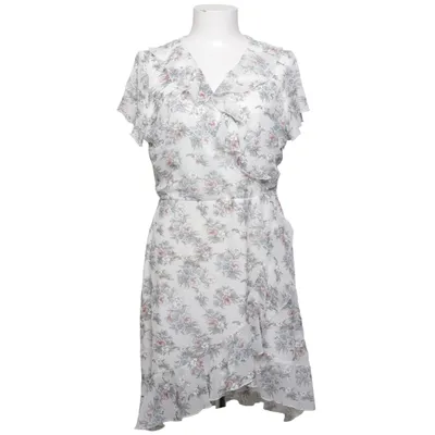 Wrap dress (White, Multicolored) from Balzaa Polyester, Viscose