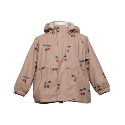 Rain jacket (Beige, Multicolored) from Konges Sløjd Polyester, Polyurethane