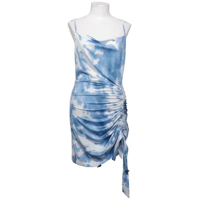 Dress (Blue, White) from D&M Polyester