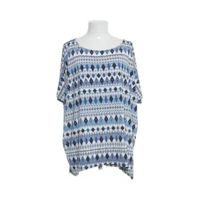 Top (White, Multicolored) from Ilse Jacobsen Hornbæk Elastane, Polyester