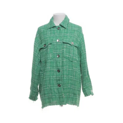 Overshirt (Groen) van Zara Katoen, Polyester