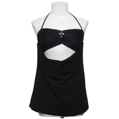 Halterneck dress (Black) from Romwe Elastane, Polyester