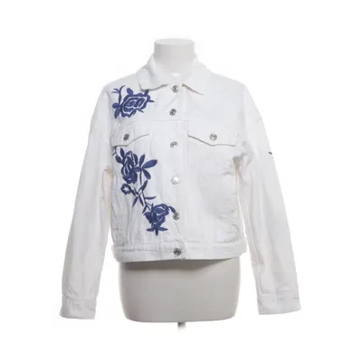 Spijkerjas (Wit, Blauw) van Mango Denim Katoen