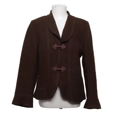 Jacket (Brown) from Mac Scott Polyester, Wool