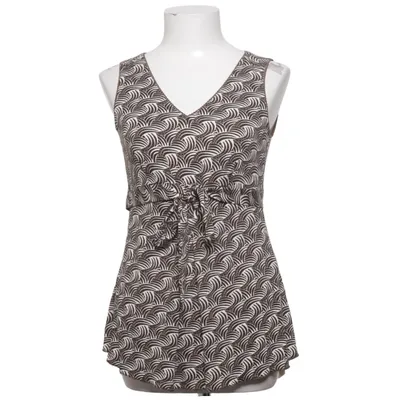 Tank Top (Brown, White) from Prêt Elastane, Viscose