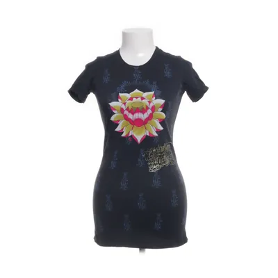 T-shirt (Blue, Multicolored) from Christian Audigier Cotton