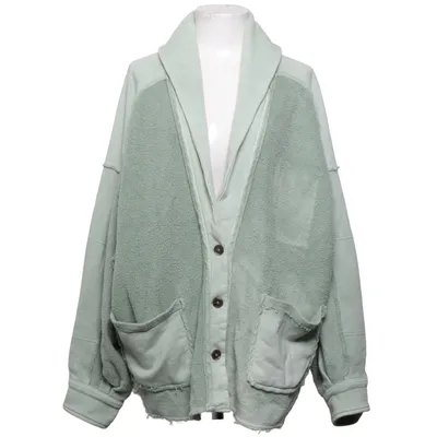 Cardigan (Grøn) fra Free People Bomuld, Polyester, Viscose