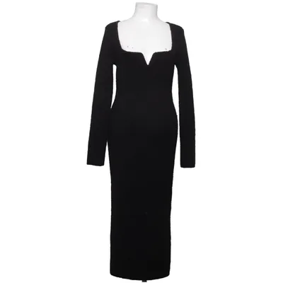 Maxikleid (Schwarz) von H&M Modern Classic Polyester, Acryl, Wolle