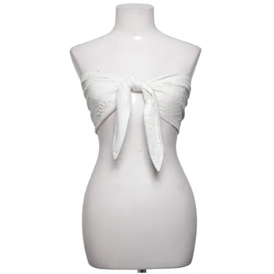 Tube top (White) from Parisian Cotton, Polyester