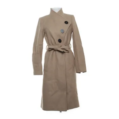 Jas (Beige) van Mango Acetaat, Acryl, Polyamide, Polyester, Wol