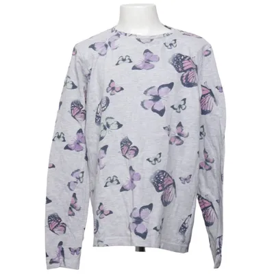 T-shirt à manches longues (Gris, Violet, Noir) de Page One Young Coton, Viscose