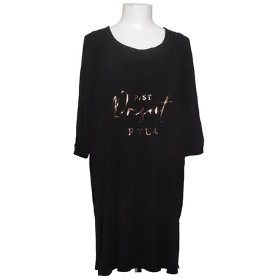 Maxi jurk (Zwart) van Vanting Elastaan, Viscose