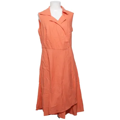 Wrap dress (Orange) from Bonprix Cotton, Linen