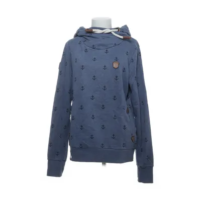 Sweat à capuche (Bleu) de Naketano Coton, Polyester