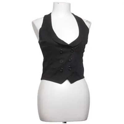 Suit vest (Black) Elastane, Viscose