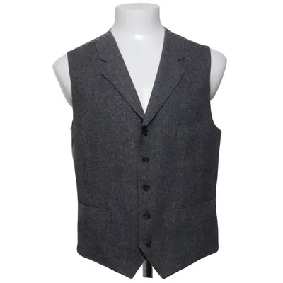 Kostymväst (Grå) från Dressmann Polyester, Viskos, Ull