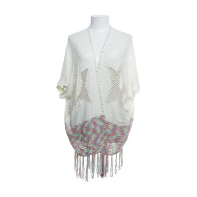 Kofta (Vit, Flerfärgad) från Kilky Akryl, Polyester