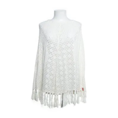 Poncho (Vit) från EDC by ESPRIT Akryl, Bomull
