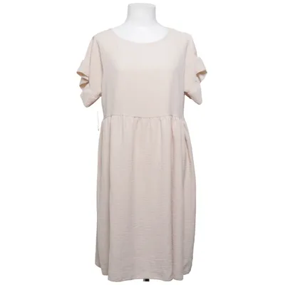 Klänning (Beige) från Garoff Polyester, Viskos
