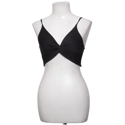 Crop top (Black) from Oh Polly Elastane, Polyester