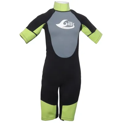 Wetsuit (Black, Gray, Green) from Gills Watersports