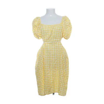 Klänning (Gul, Vit) från Monki Bomull