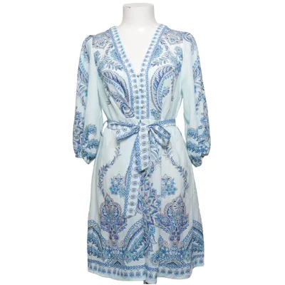 Robe (Bleu, Blanc) de Jus de Pom Polyester
