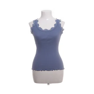 Tanktop (Blauw) van Rosemunde Copenhagen Katoen, Zijde