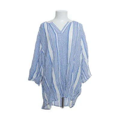 Blus (Blå, Vit) från ONLY Carmakoma Viskos