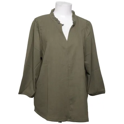 Blus (Grön) från Kaffe Elastan, Polyester