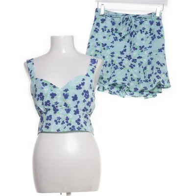 Set (Blauw, Meerkleurig) van Amy & Ivy Polyester, Elastaan