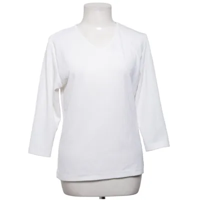 Langærmet t-shirt (Hvid) fra Modern Classics Elastan, Polyester