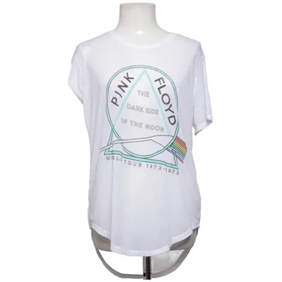 T-shirt (Blanc) de Pink Floyd Coton, Polyester