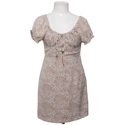 Dress (Brown, White) from Morning Mist Polyester