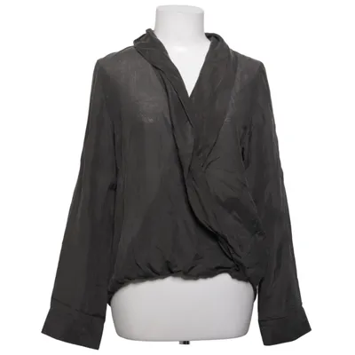 Blouse (Gray) from Massimo Dutti Silk