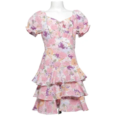 Robe (Rose, Multicolore) de Rare Editions Élasthane, Polyester