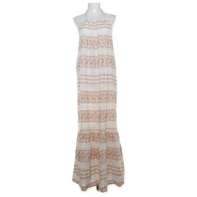 Halterneck-kjole (Beige, Hvid, Flerfarvet) fra Pearl & Caviar Bomuld