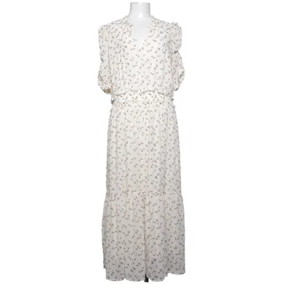Maxikleid (Weiß, Braun) von Sofie Schnoor Recyceltes Polyester, Viskose