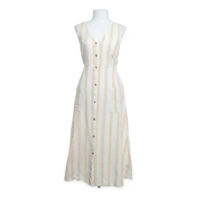 Dress (White, Yellow) from Pepe Jeans Linen, Viscose