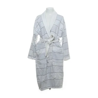 Bathrobe (Gray, White) from Madame Coco Cotton
