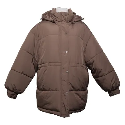 Vinterjakke (Brun) fra NA-KD Polyester, Polyurethan