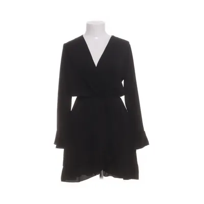 Wrap dress (Black) from Scamm Elastane, Polyester