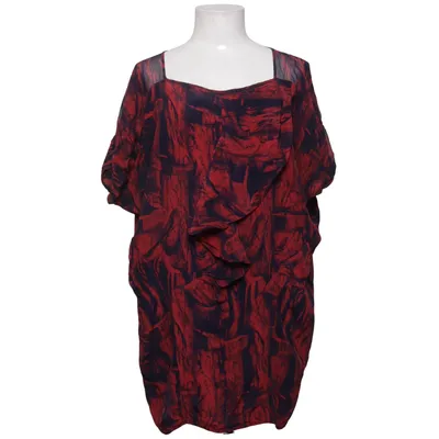 Bluse (Rot, Blau) von Diana Orving Seide