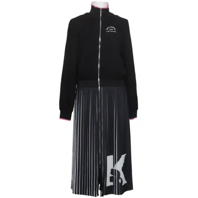Jurk (Zwart, Wit) van Karl Lagerfeld Elastaan, Polyester, Viscose