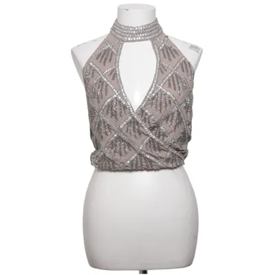 Haltertop (Beige) van ASOS Elastaan, Polyamide, Polyester