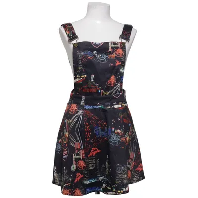 Dungaree dress (Black, Multicolored) from Jawbreaker Elastane, Polyester
