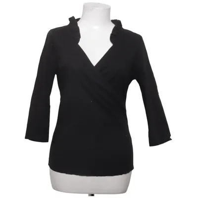 Wikkelblouse (Zwart) van Susy Mix Katoen, Elastaan, Polyamide
