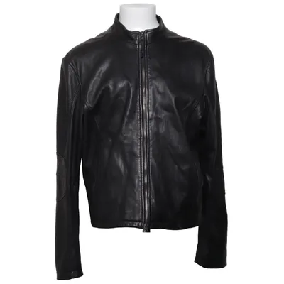 Läderjacka (Svart) från Armani Jeans Skinn